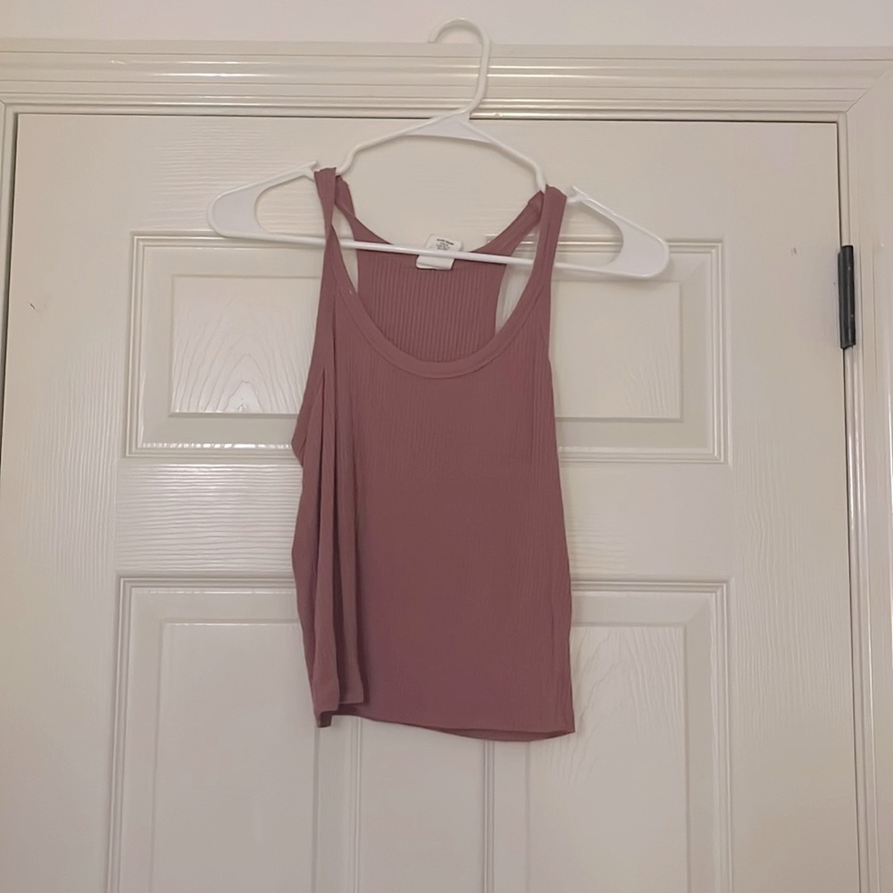 Loose Fit Pink Tank Top